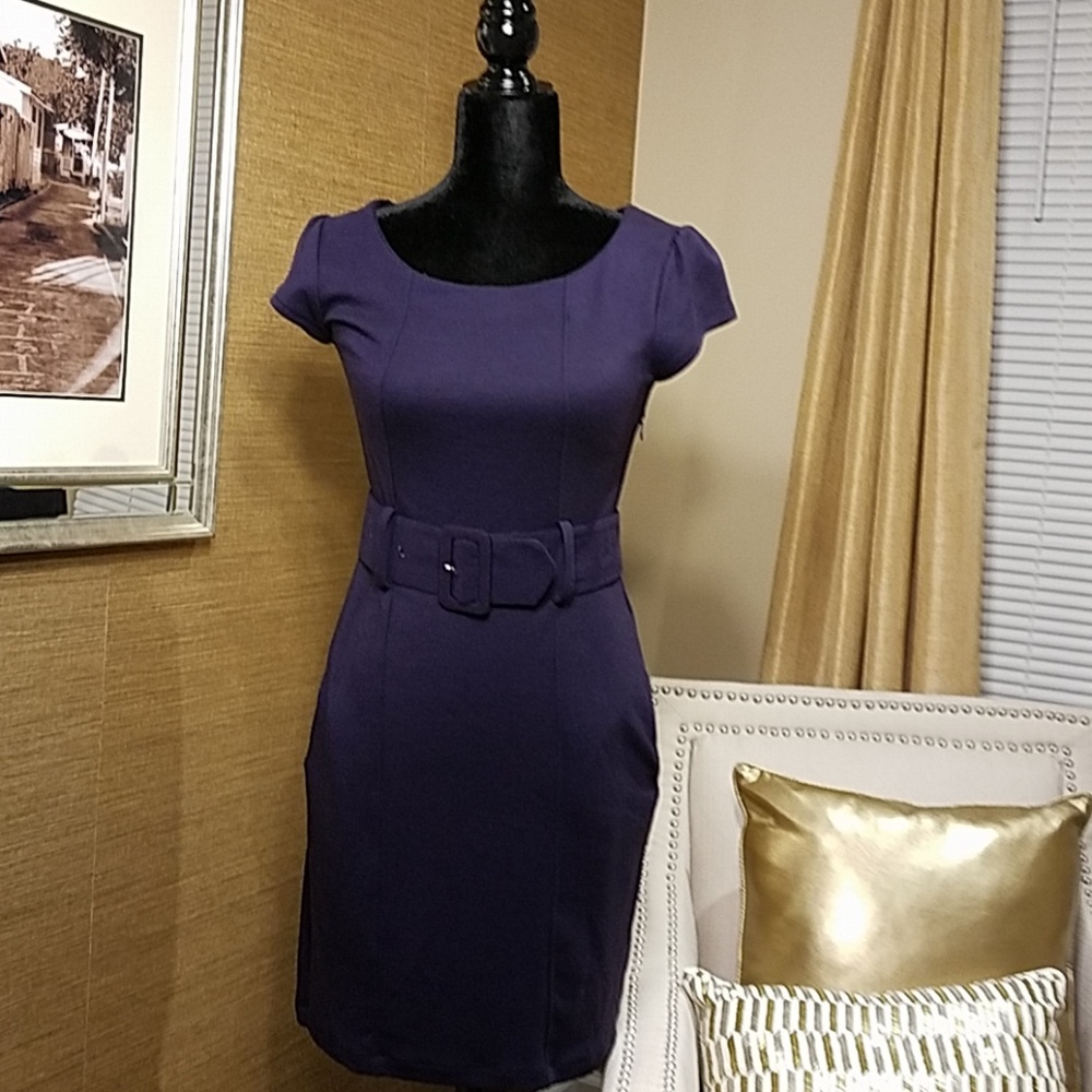 Brand NEW H&M Purple Dress with Belt